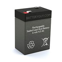 BatteryGuy Battery BG-645F1-6V 4.5AH Replacement for FirstPower FP650 Battery