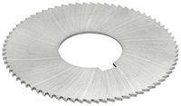 KEO Milling 09270 Slitting Saw, Concave,"MC" Style, 1/16" Width, 1" Arbor Hole, 36 Teeth, 3" Cutting Diameter, HSS, Uncoated Coating