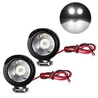 FidgetFidget 1Pcs Metal 12v Led Driving Lights Motorcycle Headlights Led Front Spot Light