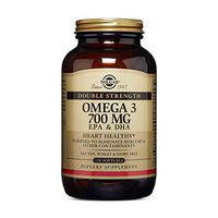 Solgar Double Strength Omega-3 700 mg, 120 Softgels - Fish Oil Supplement - Support for Cardiovascular, Joint & Cellular Health - Contains EPA & DHA Omega 3 Fatty Acids - Gluten Free - 120 Servings