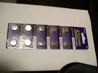 AG4 377A 1.55V Cell Button Batteries 10-Pack by TIANQIU