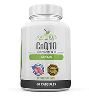 CoQ10 400mg - Coenzyme Q10 Supplement – High Absorption Ubiquinone – Best Antioxidant for Better Energy and Heart Health - 60 Veggie Capsules
