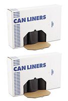 UDPLCTLX 517 Super Heavy Grade Can Liners, 40 x 46, 40-45gal, Black, 10 Bags Per Roll, 2 Cases of 10 Rolls