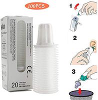 100PCS Ear Thermometer Probe Covers for All Ear Thermoscan Thermometer Replacement Refill Caps,Lens Filters Clear All Types of Digital Thermometers Earmuffs Disposable Covers