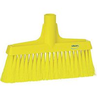 Vikan 31046 Fine Sweep Floor Broom Head, Polypropylene Block, 10-1/4" Polyester Bristle, Yellow