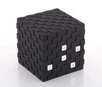 E-Monster Magic Cube Portable Wireless Speaker, Bluetooth 3.0, Rechargeable, Black