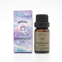 Yethious Sandalwood Essential Oils 100% Organic Pure Essential Oil for Diffuser,Humidifier,Message,Skin&Hair Care-Natural Therapeutic Grade Aromatherapy Gift Oil 10ml