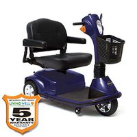 Pride Maxima Heavy-Duty 3-Wheel Mobility Scooter w/Avail Ext Warr (Blue)