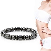 Magnetic Bracelet, Unisex Stylish Health Care Black Stone for Weight Loss, Gifts for Friends