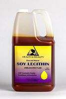 Lecithin Soy Unbleached Fluid Liquid Emulsifier Emollient Stabilizer Pure 128 oz, 7 LB, 1 gal