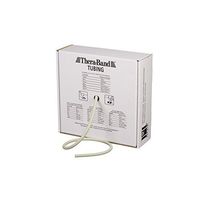 TheraBand Resistance Tubes, Professional Latex Elastic Tubing for Full Body, Core Exercise, Physical Therapy, Lower Pilates, at-Home Workout, Rehab, 100 Foot, Silver, Super Heavy, Advanced Level 2