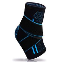 Plantar Fasciitis Sock with Arch Support, Eases Swelling, Achilles Tendon & Ankle Brace Sleeve with Compression Effective Joint Pain Foot Pain Relief from Heel Spurs -Single