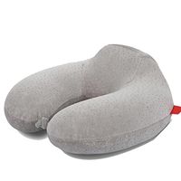 WAOBE U-Type Memory Foam Pillow Travel Neck Pillow Neck Neck Pillow Car Nap Nap Head Pillow Comfortable and Comfortable Care Cervical Spine, Gray