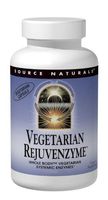 Source Naturals Vegetarian RejuvenZyme, Whole Body Vegetarian Systemic Enzymes, 180 Capsules