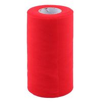 uxcell Family Gift Wrap DIY Dress Craft Ornament Tulle Spool Roll 6 Inch x 50 Yards Red