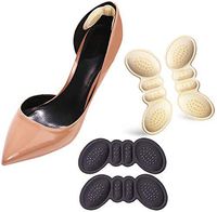 VIEEL Heel Grips, Heel Cushion Inserts & Shoe Pads, Heel Grips Back Liner Shoe Boot Cushion for Womens Loose Shoes and High Heels Too Big, 2 Pair (Thin)