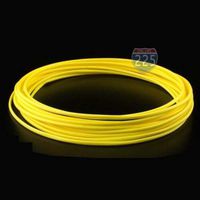 225FWY 50 FT 1/8" 3mm Polyolefin Yellow Heat Shrink Tubing 2:1 Ratio