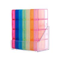SUPVOX Weekly Pill Organizer 4 Times 7 Days Pill Container