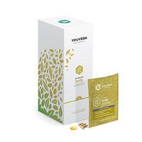 YouVeda My Healthy Body - Immune Boosting & Stress Reducing. Ayurvedic Daily Tonic For Overall Health With Ashwagandha, Triphala, Amla, Shilajeet, Probiotic, Multivitamin, Enzyme & More. 30 Day Suppl