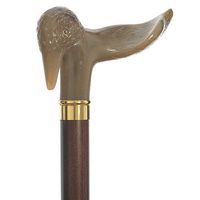 Right Hand Grip Walking Cane with Duck designed resin ergonomic palm handle