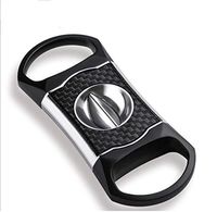 Cigar Cutter, Stainless Steel Cigar Scissors, Double-edged Portable Cigarette Pocket Utility Knife For All Sizes (color : B)