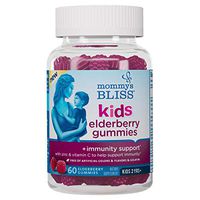 Mommy's Bliss - Kids Elderberry Gummies + Immunity Support - with Zinc and Vitamin C to Help Support Immunity - 60 Gummies