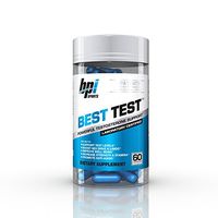 BPI Sports Best Test Capsules, Potent Testosterone Booster for Increasing Strength, Stamina, Performance & Endurance, 60 Count