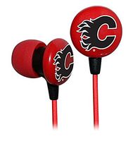 Zeikos NHL Calgary Flames Ear Buds, Size 6.5, Red
