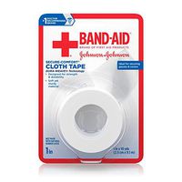 Band-Aid Brand First Aid Products Medical Cloth Tape for Securing Bandages, 1 in x 10 yd(Pack of 6)