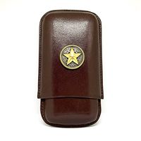 Texas Star 3-Finger Cigar Case – Leather Cigar Case – Cigar Cutters by Jim