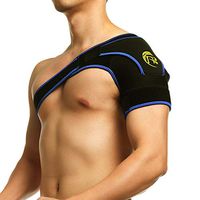 CROSS1946 Shoulder Stabilizers with Pressure Pads - Light and Breathable Neoprene Shoulder Support Dislocated AC Joints Labrum Tear Shoulder Pain Shoulder Compression Sleeve