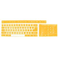 Water & Wood Silicone Orange Yellow Full-size Desktop Keyboard Film 45cm x 13.5cm