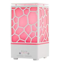 PENGWING 200ml Essential Oil Diffuser Ultrasonic Aroma Cool Mist Humidifier for Office Home Bedroom Living Room Study Yoga Spa, White