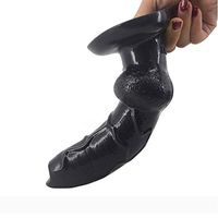 8 Inch Safe Soft Huge Realistic-Ďî`ldɔ Soft Body Relaxing Massage for Women Good Tool Black