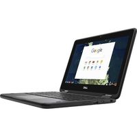 Dell TDFVJ Laptop (Chrome OS, Intel Celeron N3350, 11.6" Screen, Storage: 16 GB, RAM: 4 GB) Black