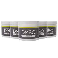 DMSO Dimethyl Sulfoxide"5 Jar Special" of 4 oz Gel BPA Free Container 99.995% Non Diluted, No Odor Pharma Grade Dimethyl Sulfoxide