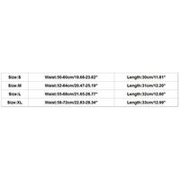 Meikosks Women's Abdomen Control Yoga Tights Training Running Leggings High Waist Short Blue