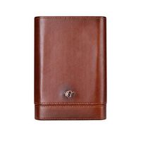 CIGARLOONG Cigar Case Built-in Cedar Wood Portable 4 Cigar Humidor Detachable Shelf Cigar Box