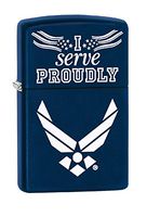Zippo Personalized Message Engraved on Backside Customized U.S. Air Force Windproof Lighter (Style2)