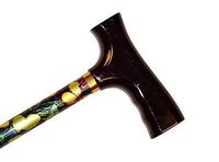 Straight Adjustable Aluminum Cane With Fritz HandleButterfly