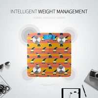Bluetooth Scales Cartoon Cute Childlike Water Gun Toy Weight Scale Body Fat Composition Monitor Analyzer with Smartphone App for Body Management-396 Lbs
