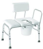 Carex Padded Tub Transfer Bench with Commode - Carex Padded Tub Transfer Bench with Commode - B152-11B152-11