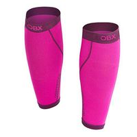 Compression Calf Sleeve for Men and Women,Running Pro Perforamce Claf Sleeves for Nurse,Marathon,Travel,Shin Splints,Hiking-Great for Muscle Recovery(Pink, M)