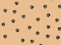 10ct Black Paws"PAW Print" Tissue Paper for Gift Wrapping 20"x30" Kraft Brown Sheets nfLG -1118