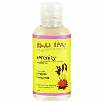 Virgin Coconut Oil Bali Spa Aromatherapy Massage Oil - Infused with Lavender, Bergamot for Serenity - 1.7 oz (50 ml) Direct from Maker - Manila Coco
