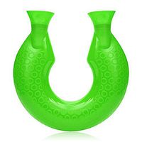 U-Shaped Hot Water Bag,Hot Water Bottle Premium Rubber for Cramps and Pain Relief with Covers Quick Pain Relief and Comfort Essential Winter Products