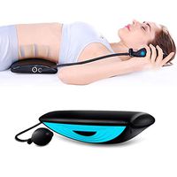 Lumbar Traction Device with Pump, Woolala Inflatable Back Stretcher Lower Back Pain Relief Spine Correcting Wrist Massager Cushion