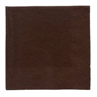 Brown Beverage Napkins (50 count)