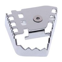 Frames & Fittings Sliver Rear Foot Brake Lever Pedal Enlarge Extension Rear Brake Peg Pad Extender for BMW R1200GS F800GS F700GS F650GS R1150GS