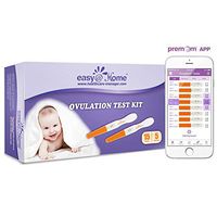 Easy@Home 15 Ovulation (LH) and Plus 5 Pregnancy (hCG) Test Sticks, FSA Eligible Midstream Fertility Test Kit, Powered by Premon Ovulation Predictor App